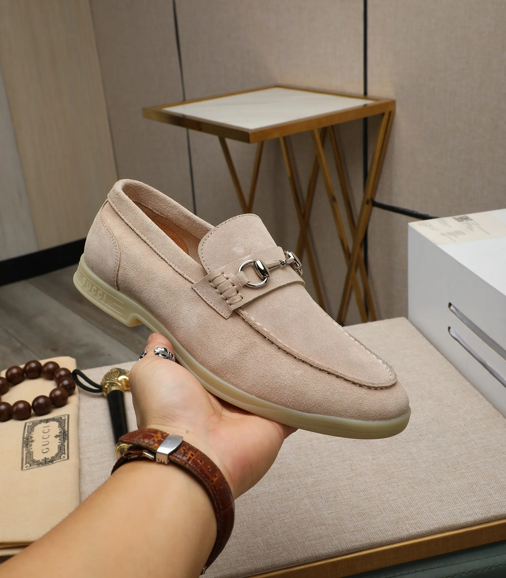 Men's shoes 💰520 📛📛Original (water-dyed cow lining) GUCCI official website formal shoes🌀 Italian 🇮🇹Imported cowhide➕Top imported water-dyed cowhide lining💋Finely handmade Original bottom, the real thing looks better when photographed in person Standard size 38-44